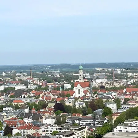 New I Great View I 32 Floor I Boxspringbed And Netflix Augsburg