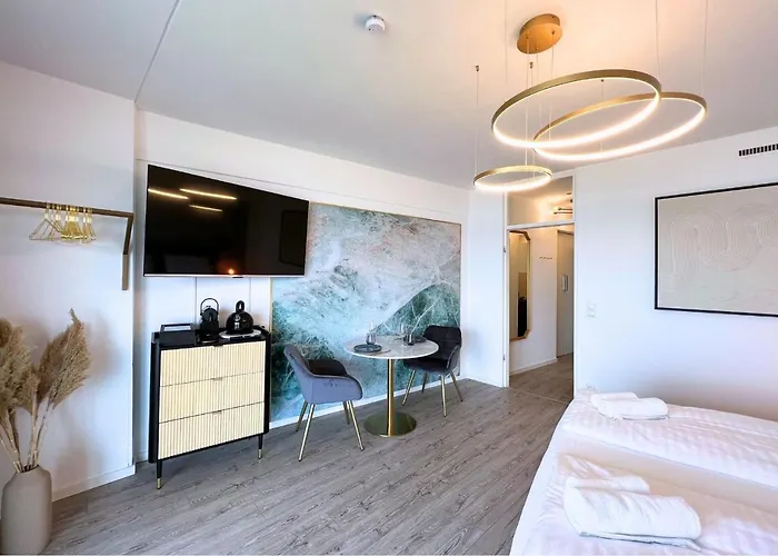 New I Great View I 32 Floor I Boxspringbed And Netflix شقة *